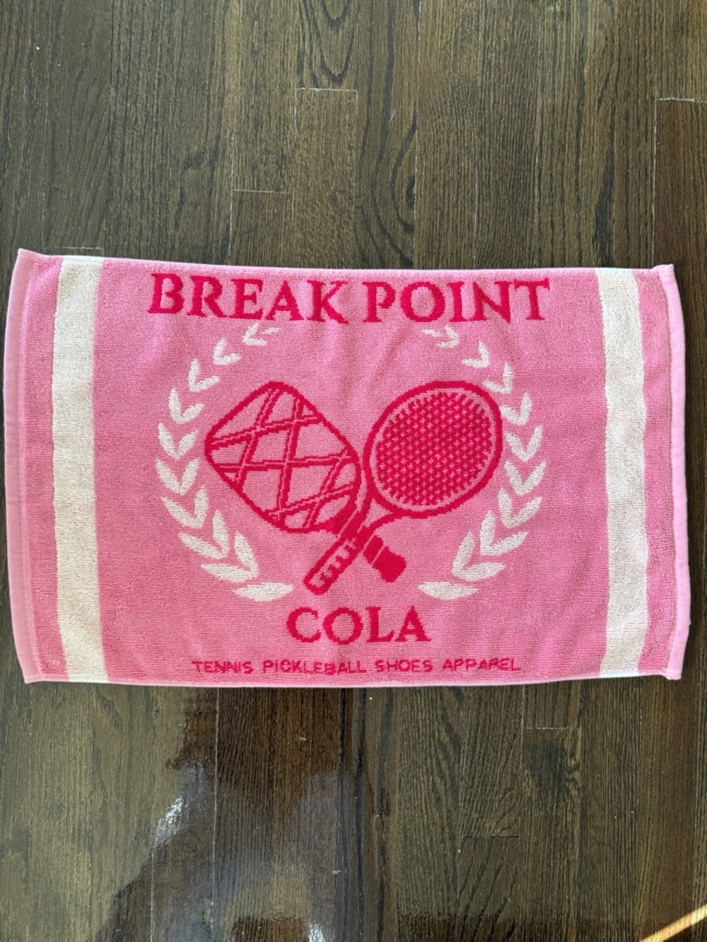 Pink Pickleball Sports Hand Towel